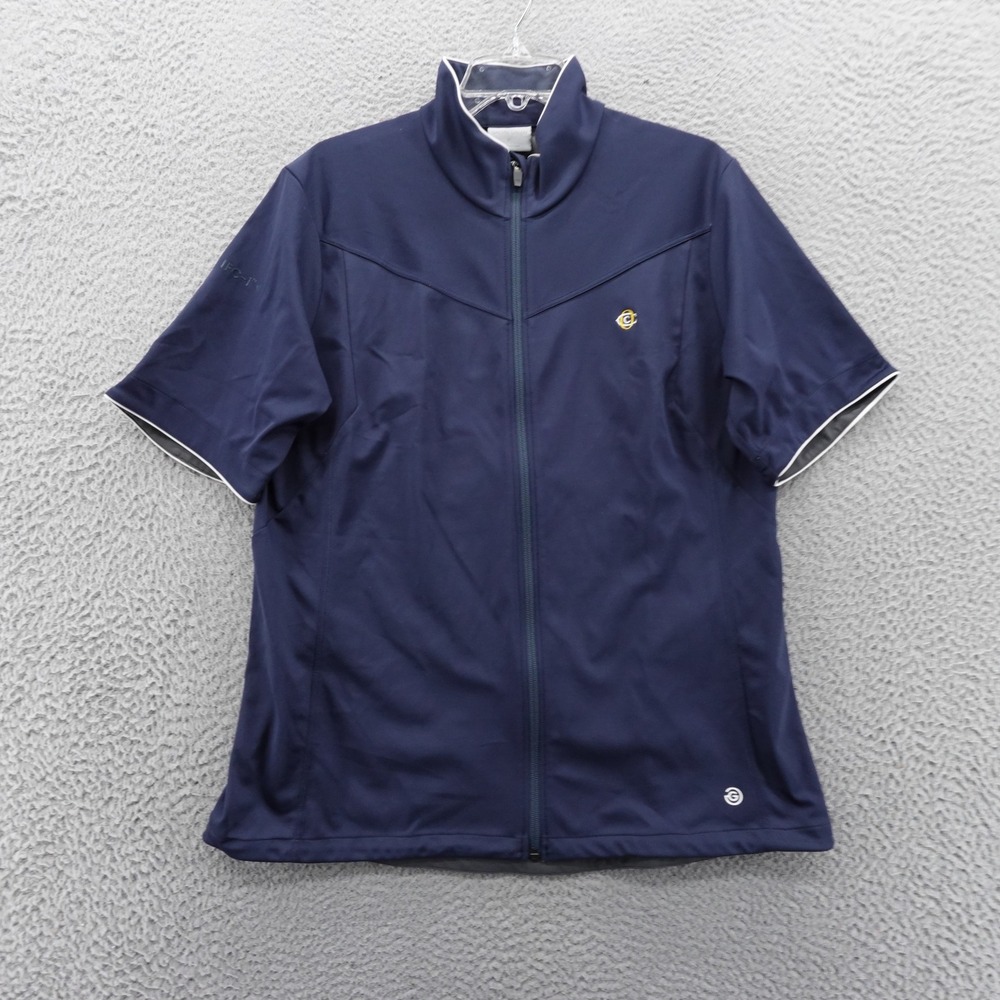 NWT Galvin Green Short Sleeve Golf Gore Windstopper Jacket XL Navy Blue Womens